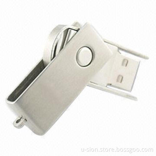 Rotatable USB Flash Drives/Stick Pen Drive, Available in Various Colors